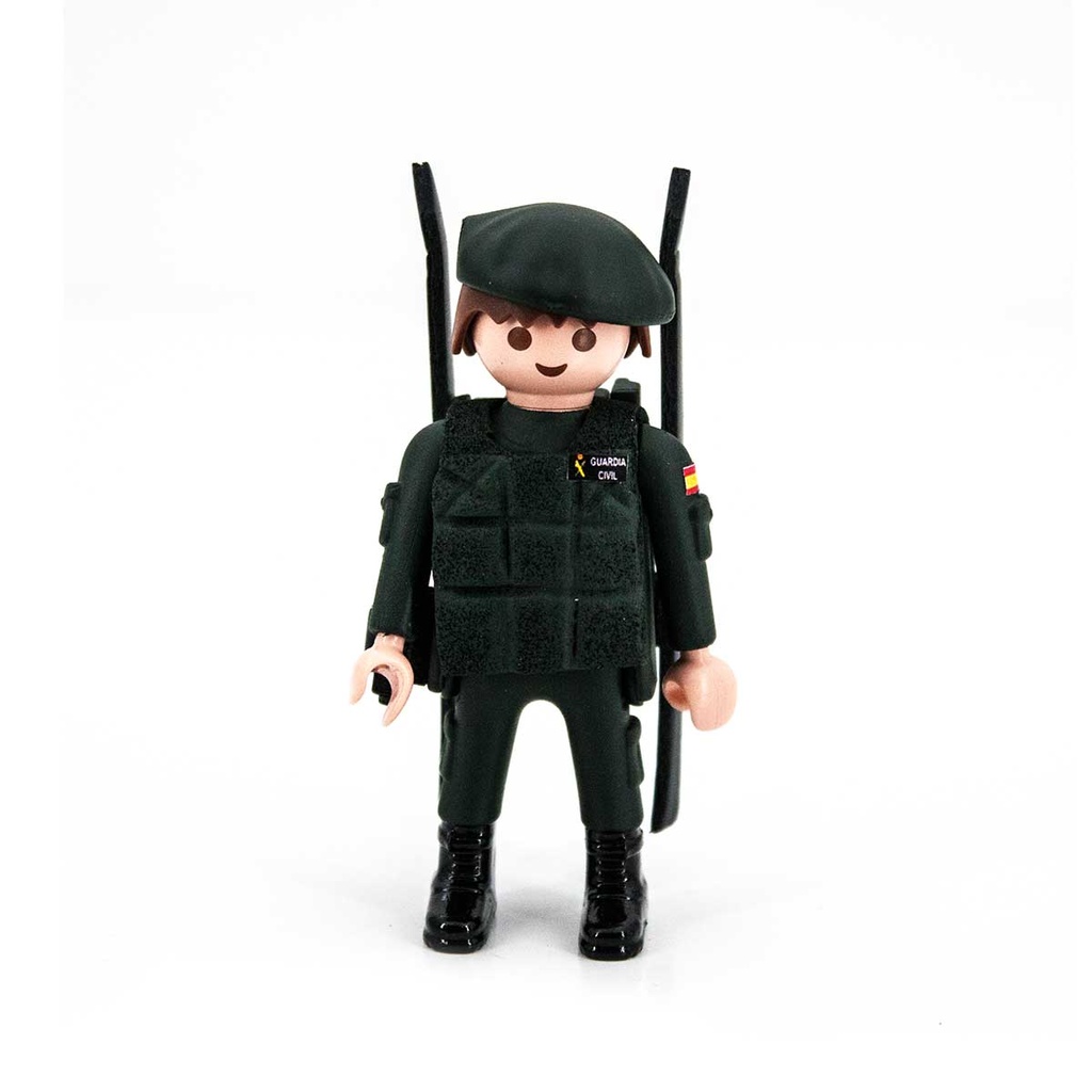 MUÑECO CUSTOM GUARDIA CIVIL ESQUIS VERDE