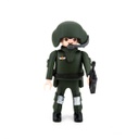 MUÑECO CUSTOM PILOTO HELICOPTERO TIERRA VERDE