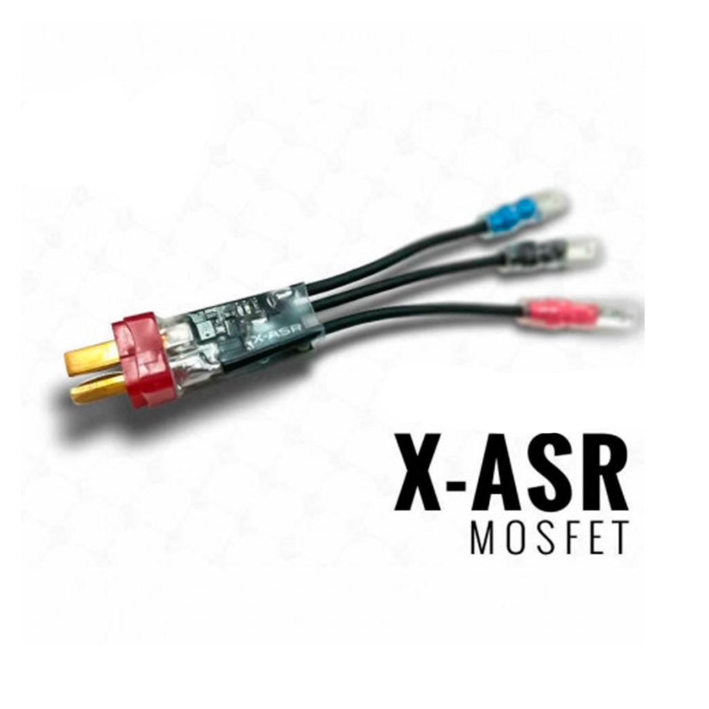 MOSFET GATE X-ASR NEGRO-ROJO