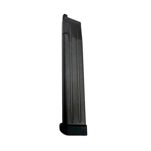 [WEMG5-1L] CARGADOR PISTOLA WE GAS HI-CAPA 5.1 LARGO 50RDS NEGRO