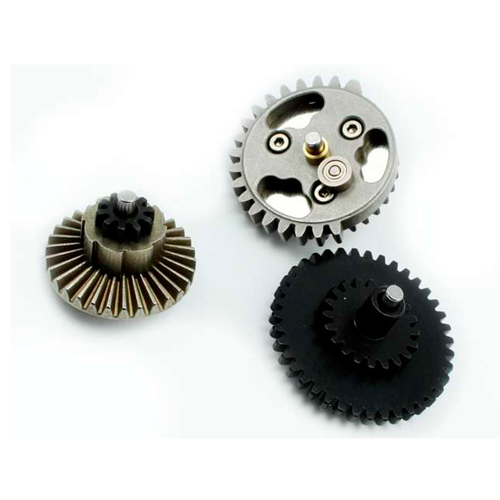 ENGRANAJES REFORZADOS SR-25 CNC PLATA