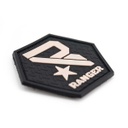 PARCHE PVC RANGER NEGRO-TAN