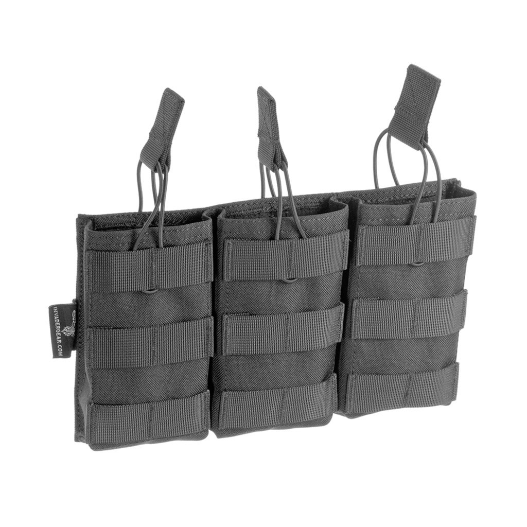 POUCH CARGADOR INVADER GEAR TRIPLE M4 NEGRO