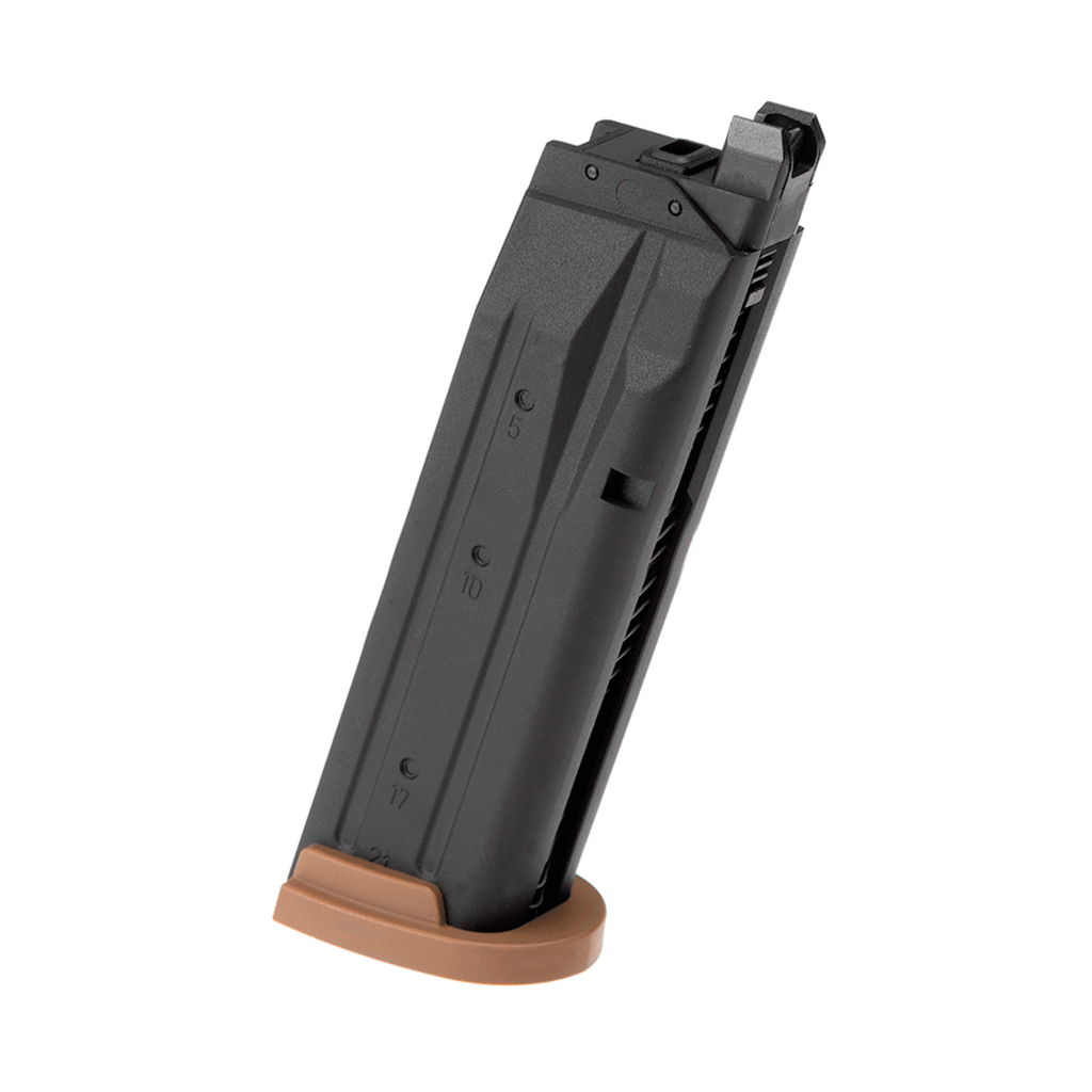 CARGADOR PISTOLA SIG SAUER P320 M18 GAS 21RDS TAN