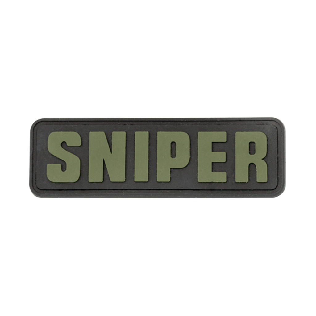 PARCHE PVC BARBARIC SNIPER VERDE-NEGRO