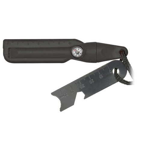 [39135-NE] MAGNESIO BARBARIC BRUJULA Y SILBATO NEGRO