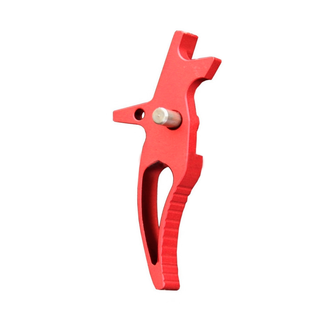 GATILLO CNC BALYSTIK CURVED M4 AEG ROJO