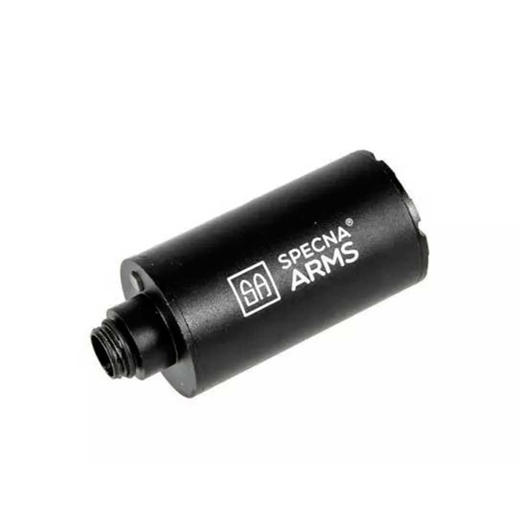 MINI SILENCIADOR TRAZADOR SPECNA ARMS MTU NEGRO