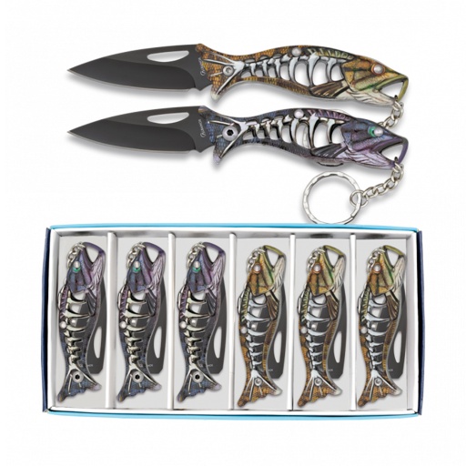 [18504] NAVAJA ALBAINOX PEZ FISHING CALADA 6 CM MULTICOLOR