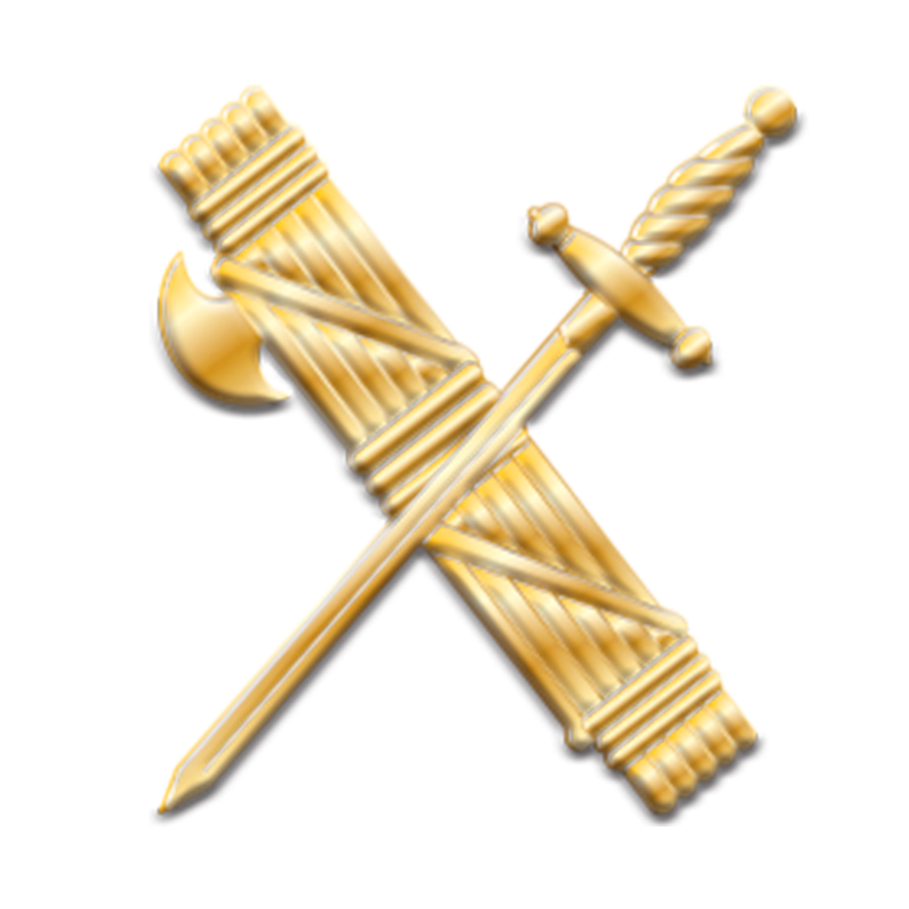 PIN BARBARIC GUARDIA CIVIL ESPADA DORADO