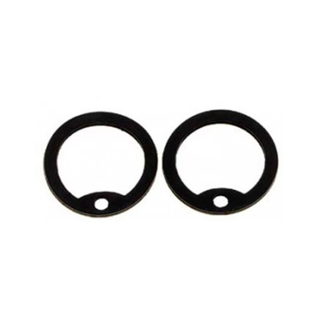 SILENCIADOR CHAPA IDENTIF. IMMORTAL EU/US GOMA REDONDO 2PCS NEGRO