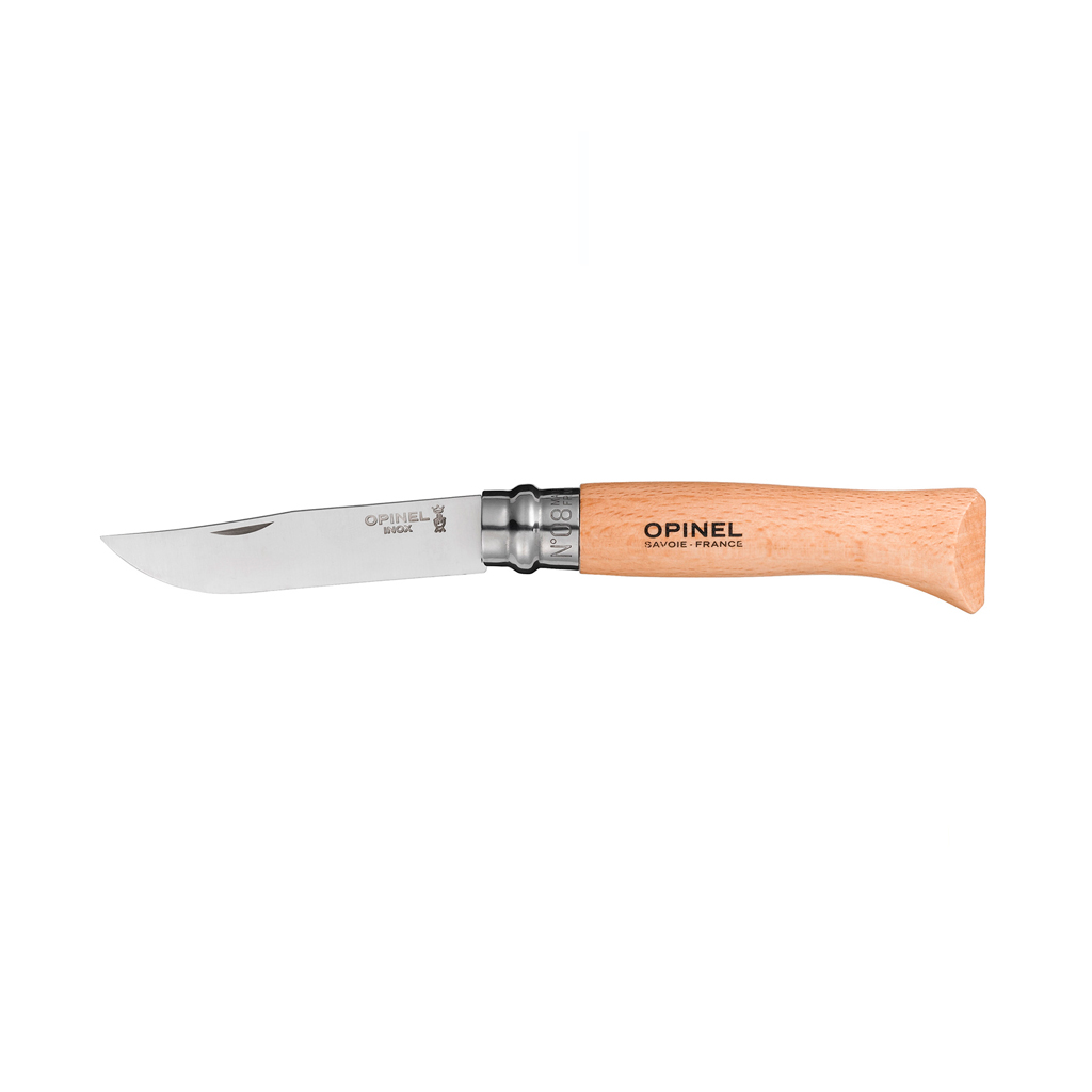 NAVAJA OPINEL INOXIDABLE Nº8 MADERA