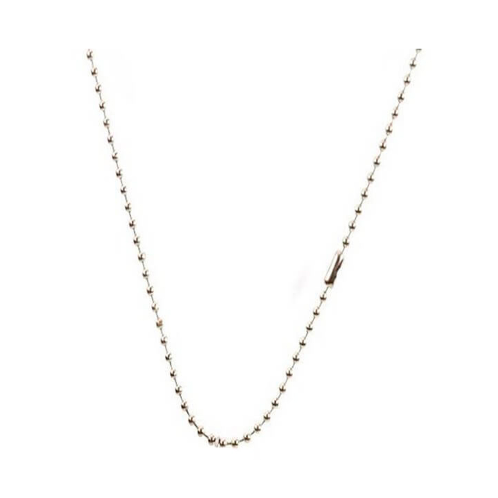 CADENA CHAPA IDENTIFICACION PLATA