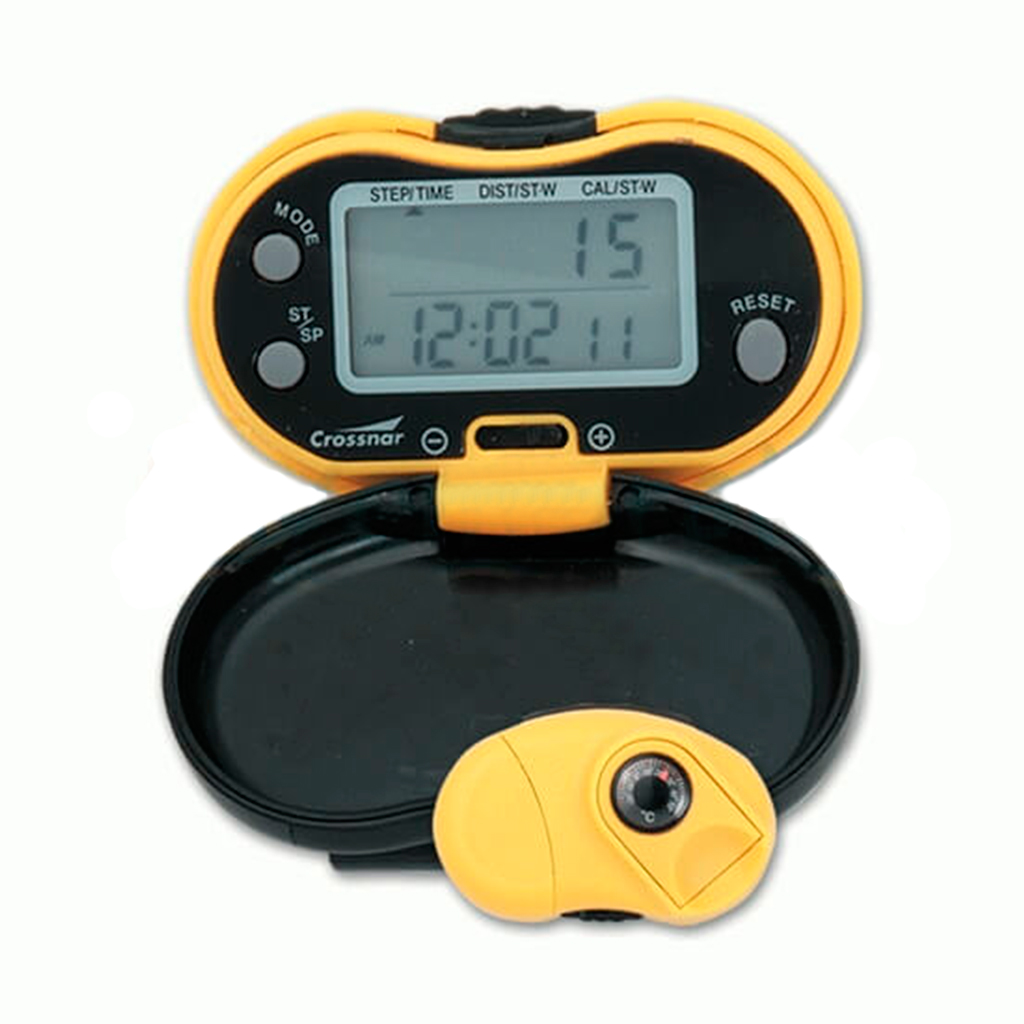 PODOMETRO TERMOMETRO CROSSNAR NEGRO