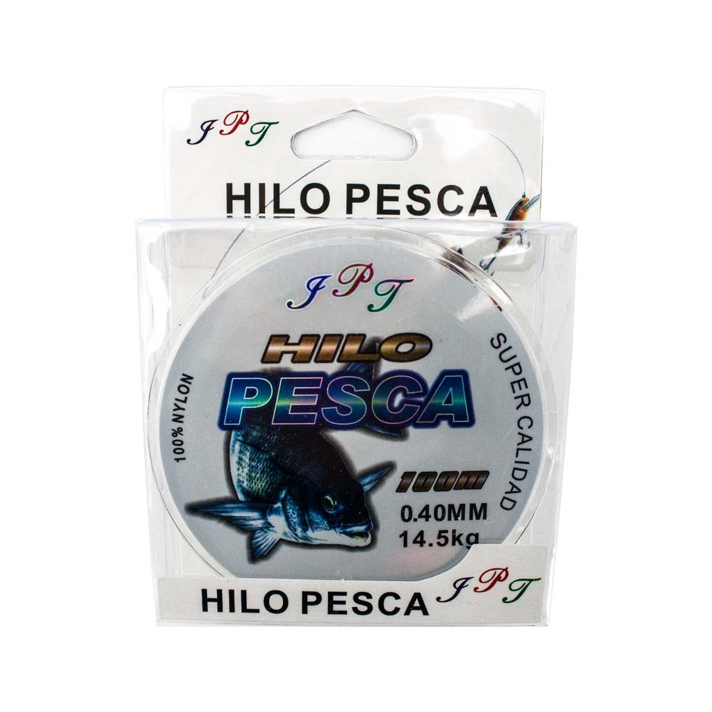 HILO PESCAR 100M 0.40 mm TRANSPARENTE