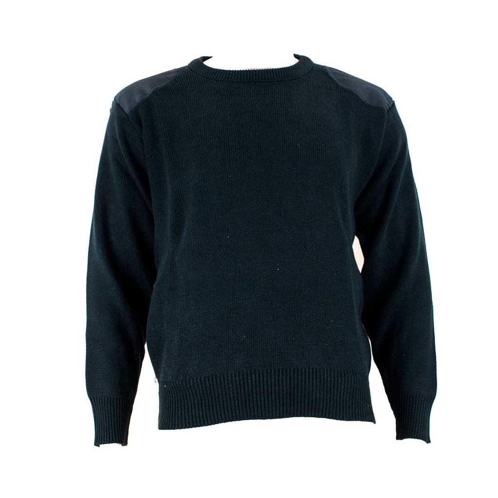 JERSEY CAJA ACRILICO CODERAS NEGRO