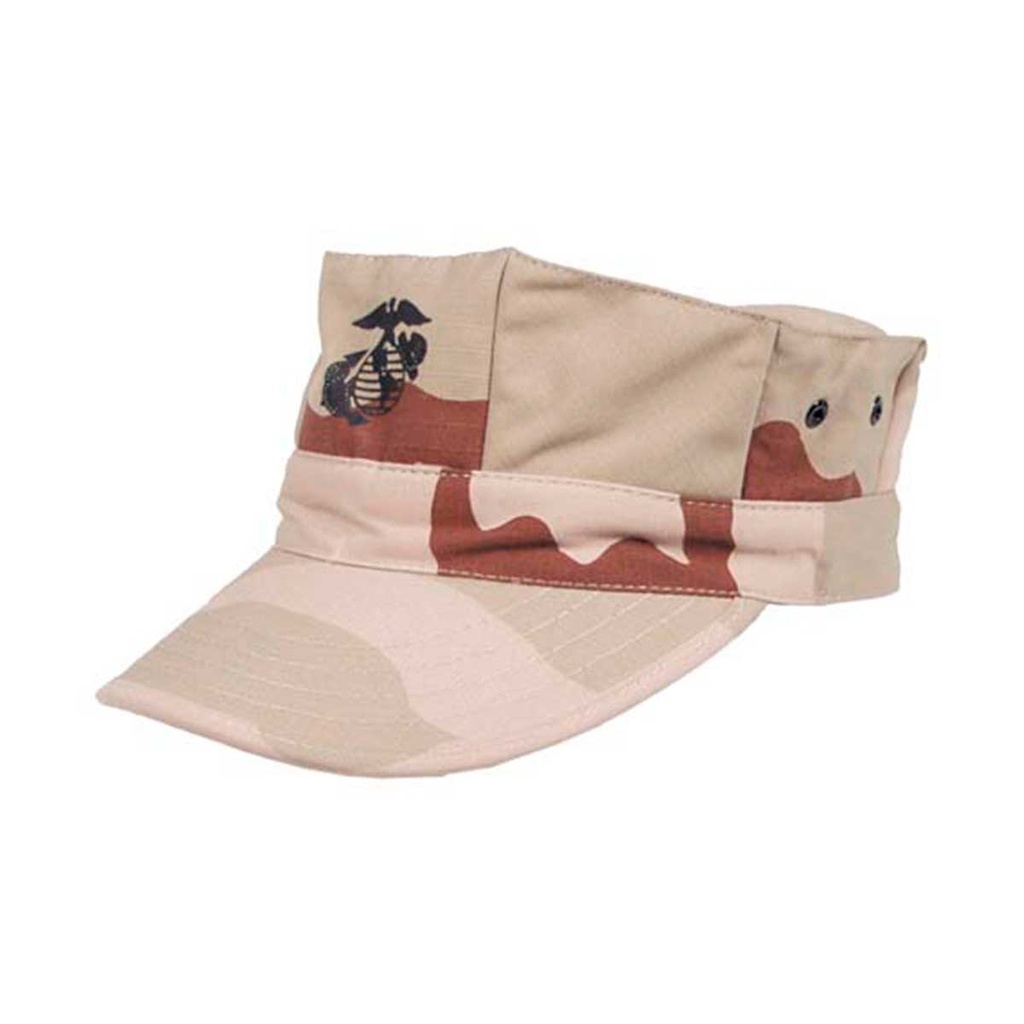 GORRA USA MARINES 3 PICOS DESER CLARO