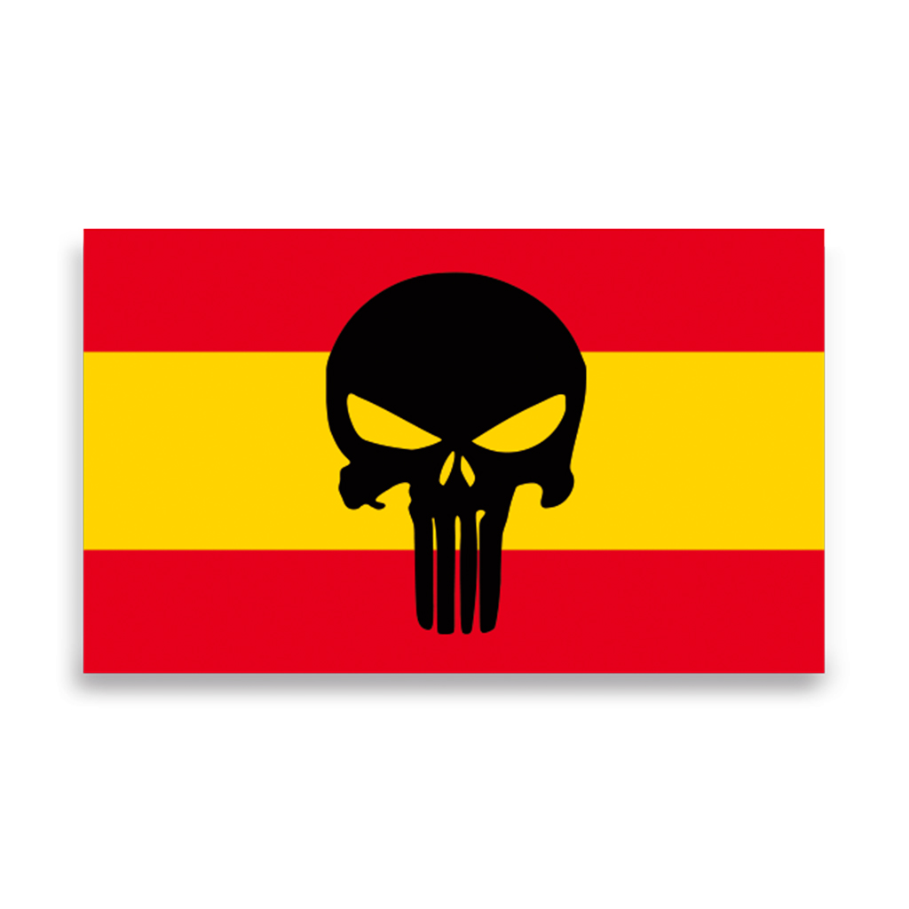 PEGATINA ABULTADA BARBARIC 1PCS PUNISHER ESPAÑA
