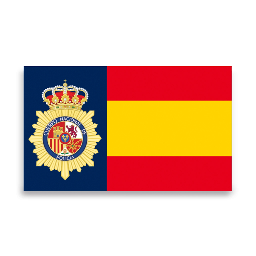 PEGATINA ABULTADA BARBARIC 1PCS POLICIA NACIONAL