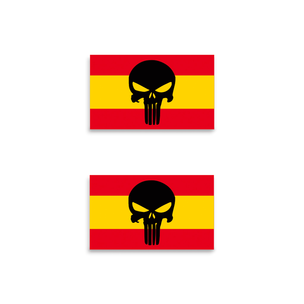 PEGATINA ABULTADA BARBARIC 2PCS PUNISHER ESPAÑA