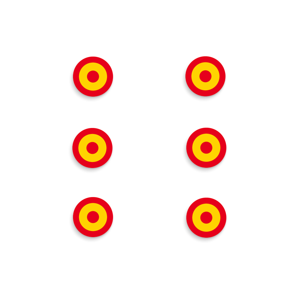 PEGATINA ABULTADA BARBARIC 6PCS DIANA ESPAÑA