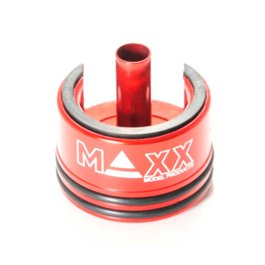 CABEZA CILINDRO MAXX MODEL CNC ALUMINIO AEG ROJA