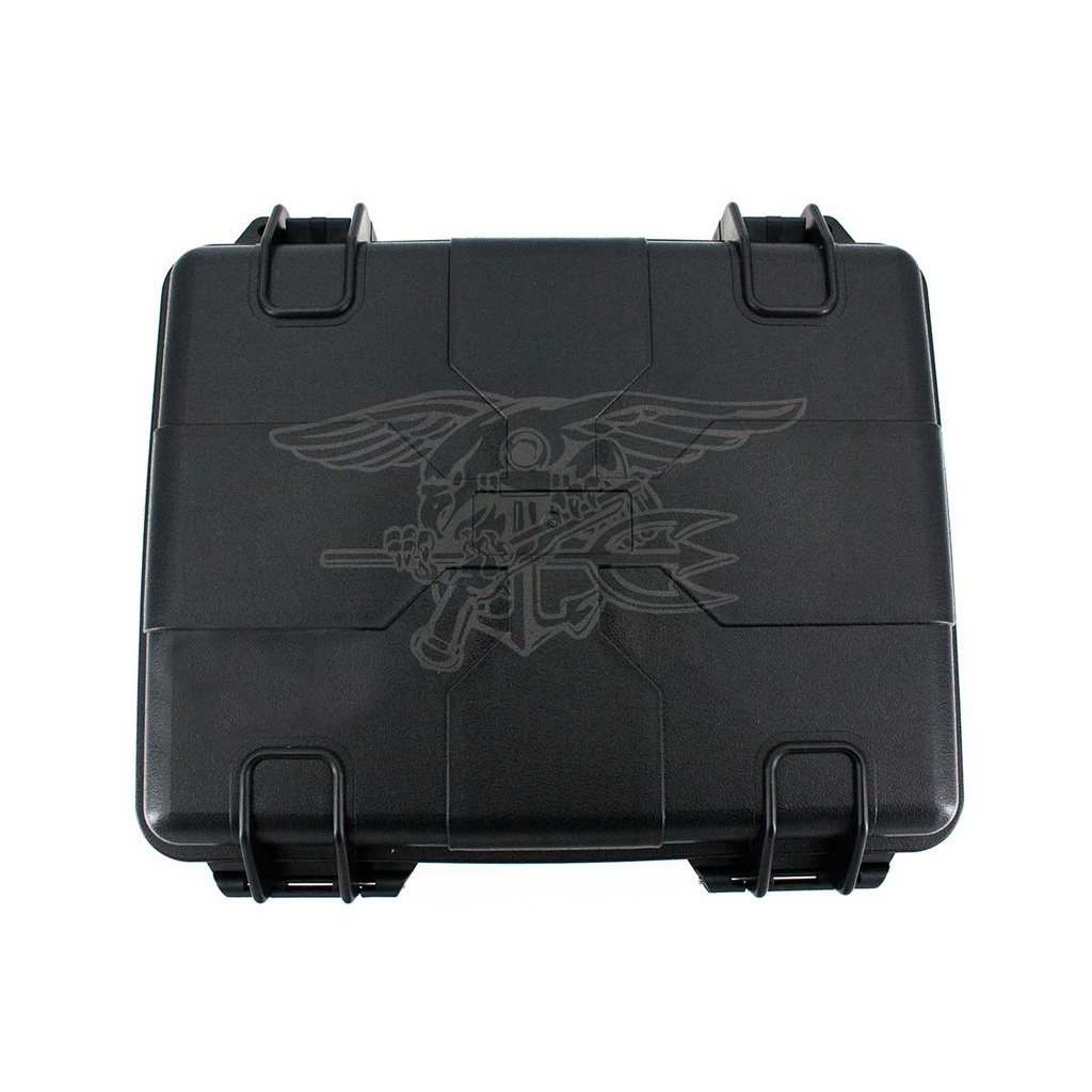 MALETIN RIGIDO FMA ACOLCHADO NAVY SEAL NEGRO