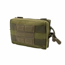 BOLSITO MOLLE RECTANGULAR PEQ. VELCRO VERDE