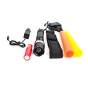 LINTERNA SWAT C/BATERIA C/CARGADOR 1 CONO NEGRA