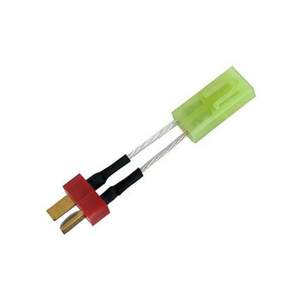 CONECTOR T-PLUG MACHO A TAMIYA PEQ. HEMBRA ROJO-AMARILLO