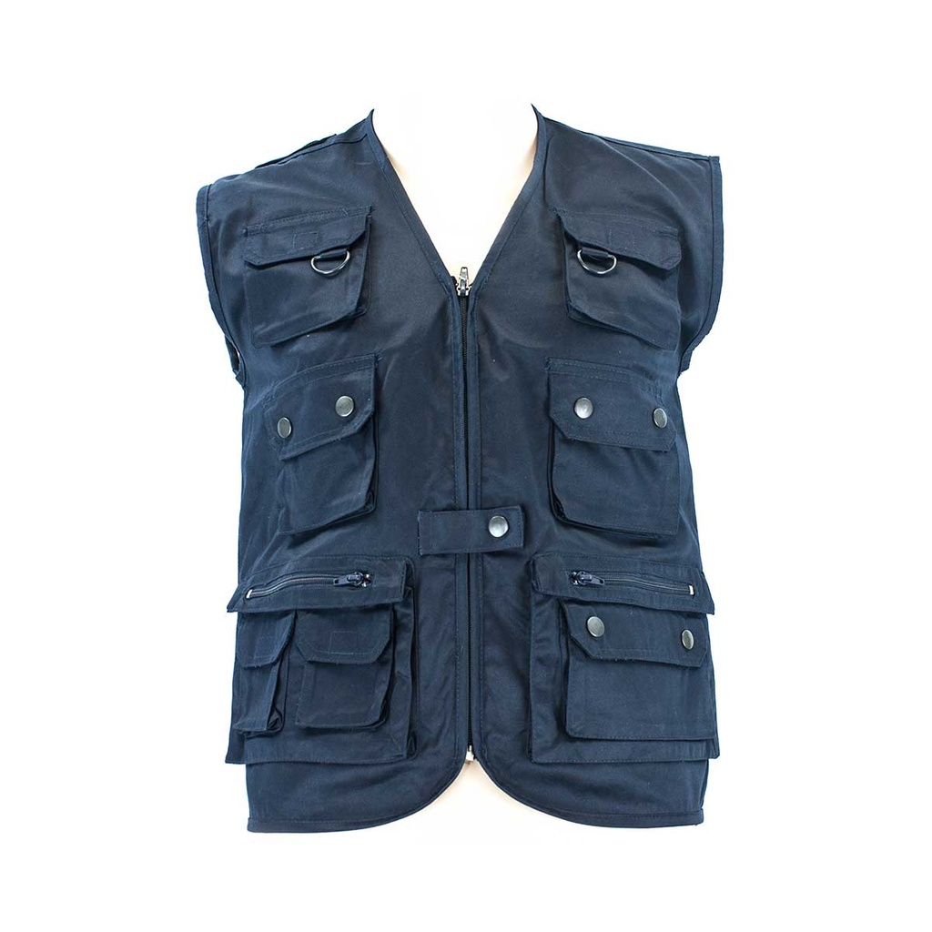 CHALECO SAFARI MULTIBOLSILLOS MARINO S