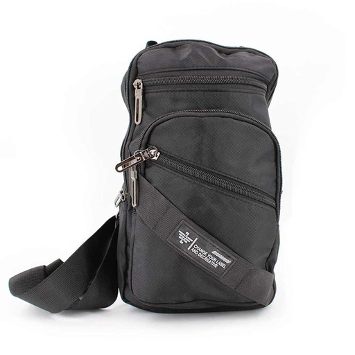 [GL3018] BOLSO ZH HEBILLA FRONTAL NEGRO