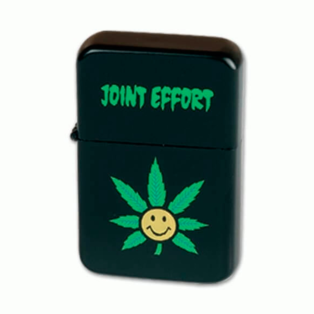 MECHERO ZIPPO MARIHUANA VERDE-AMARILLO