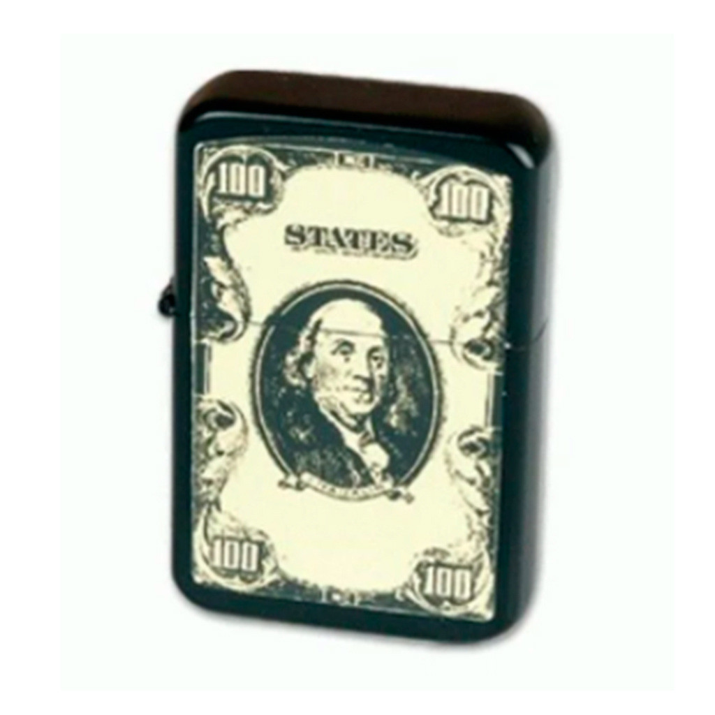 MECHERO ZIPPO DOLAR NEGRO