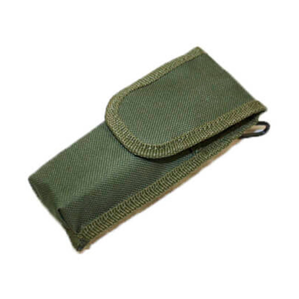 FUNDA NAVAJA LONA MILITAR VERDE