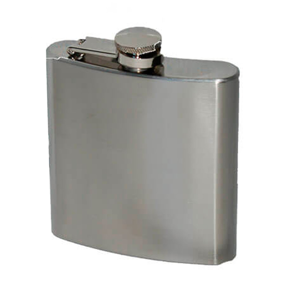 PETACA LISA 6 OZ.PLATA