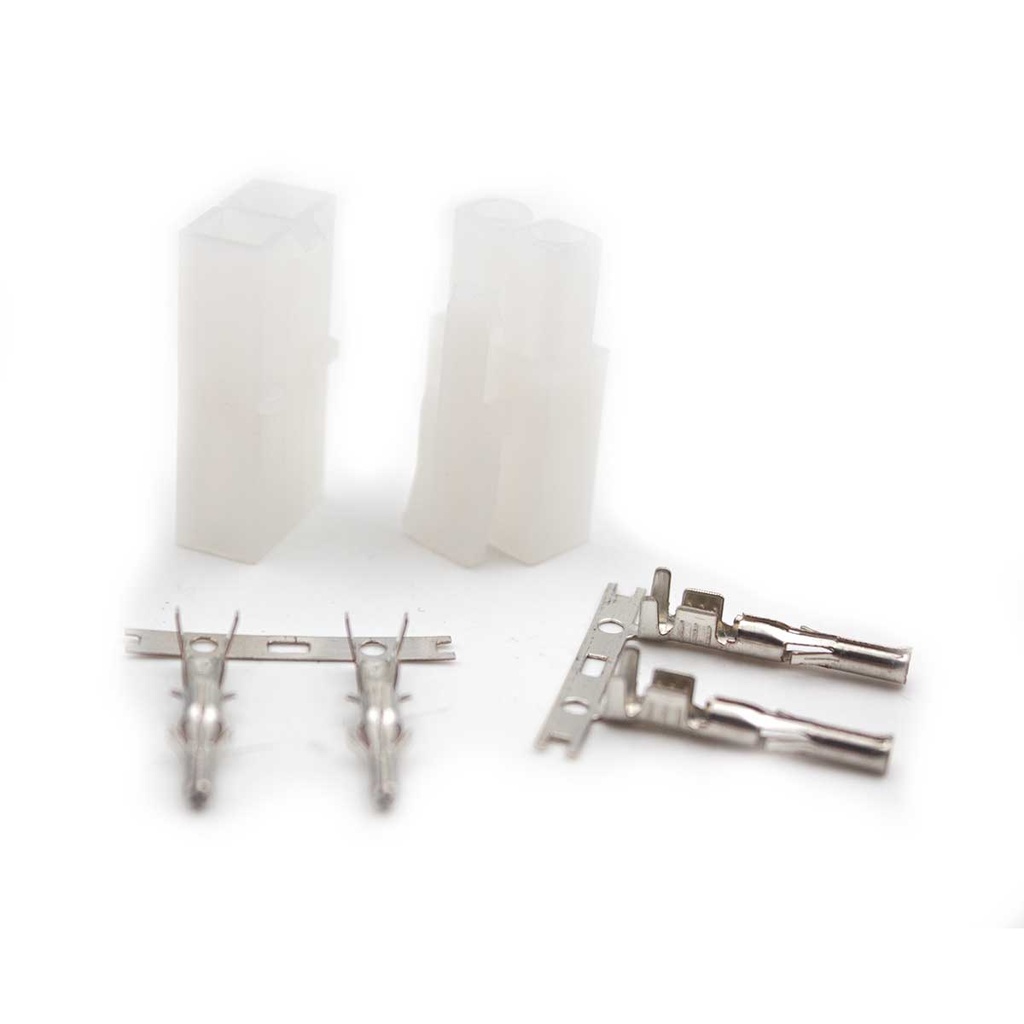 CONECTOR T-PLUG MACHO TAMIYA TAPON ASG MACHO/HEMBRA BLANCO