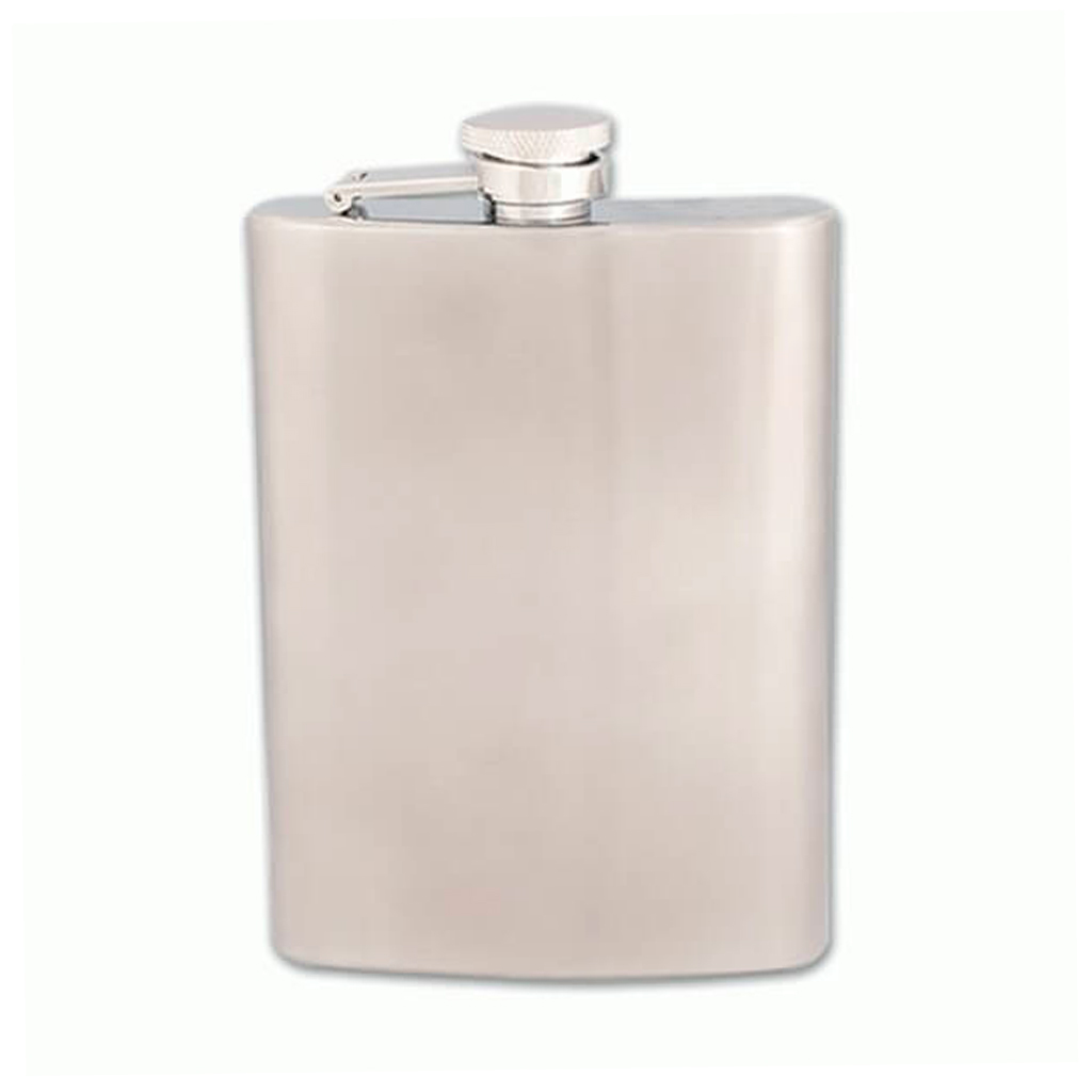 PETACA CROSSNAR ACERO 270 ML PLATA