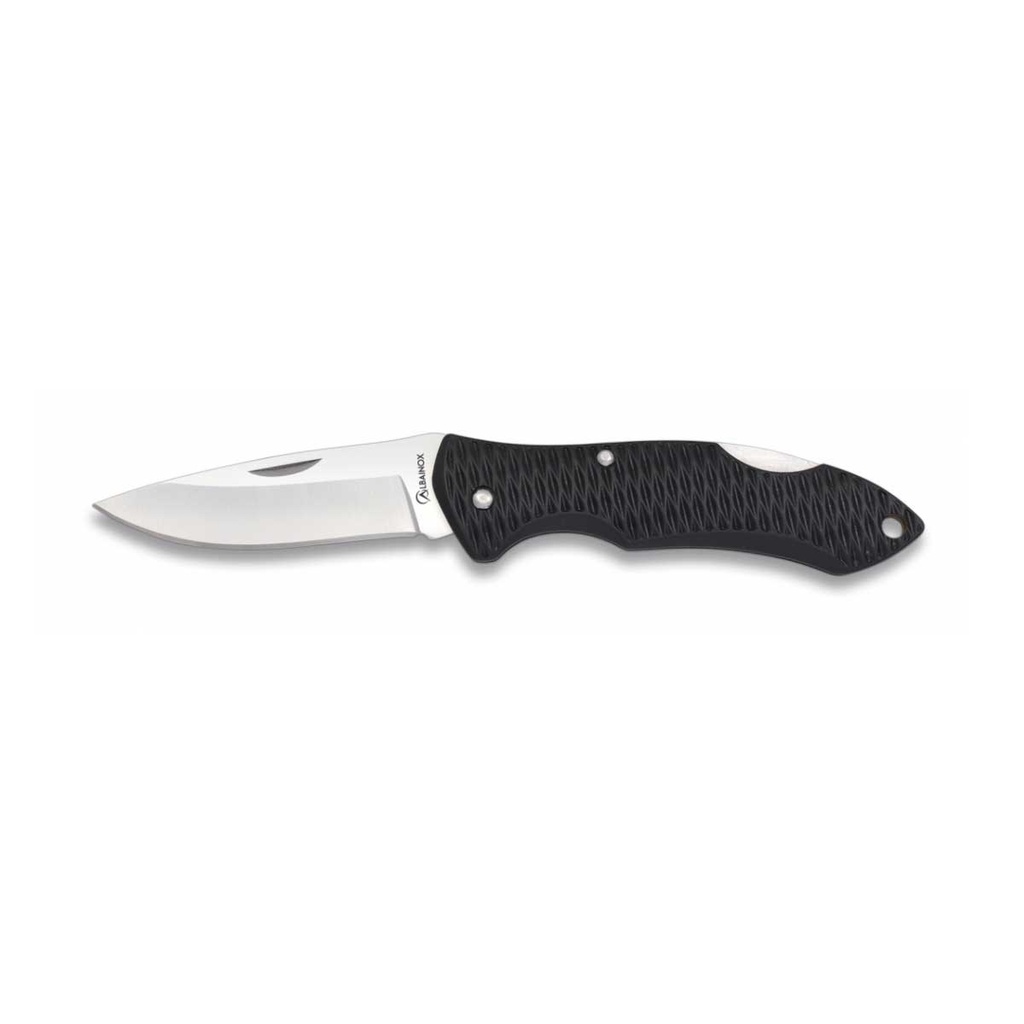 NAVAJA ALBAINOX FIBRA 6.1CM NEGRA