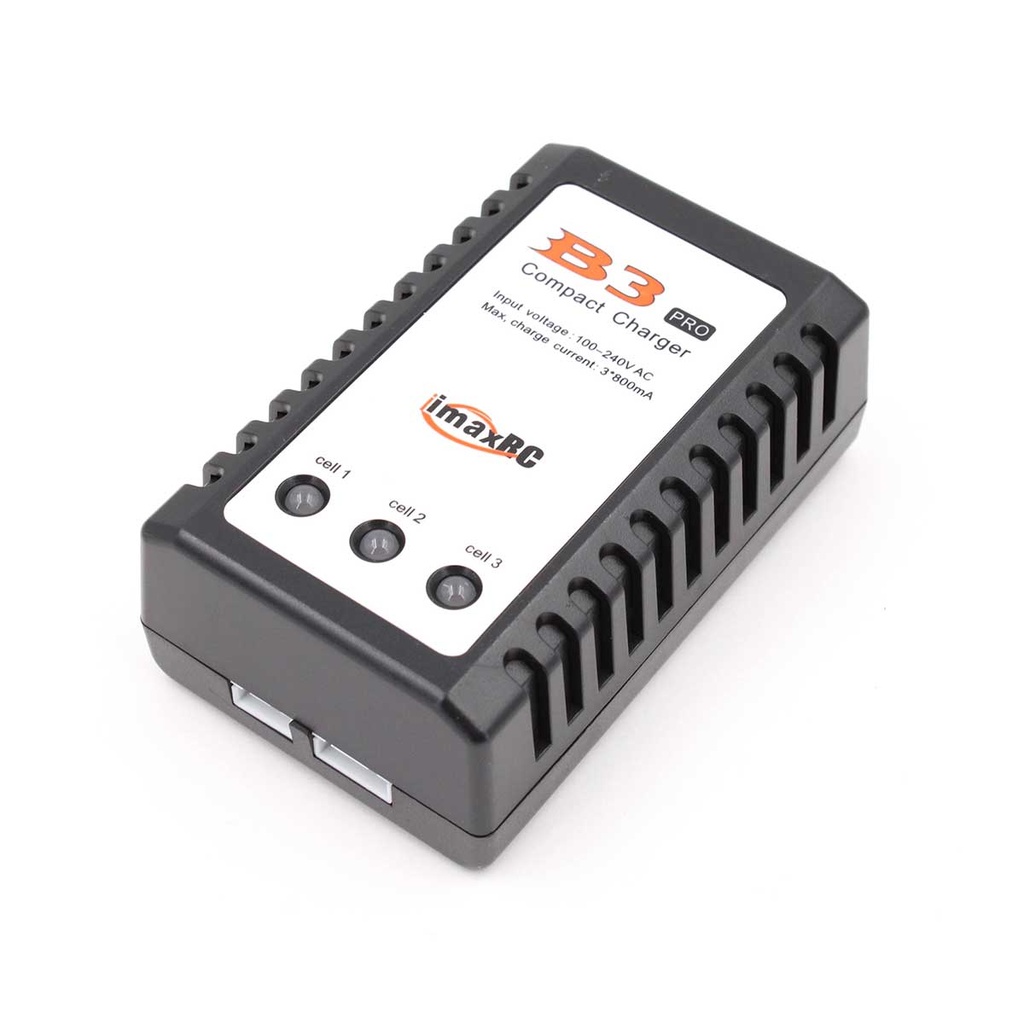 CARGADOR BATERIA LIPO B3 PRO 7.4V/11.1V NEGRO