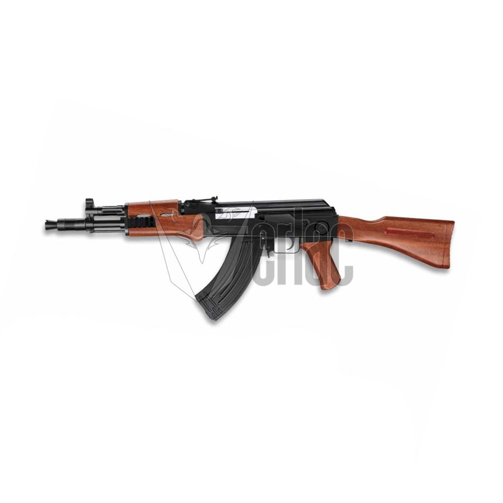 FUSIL AK-47 CORTO MUELLE MARRON