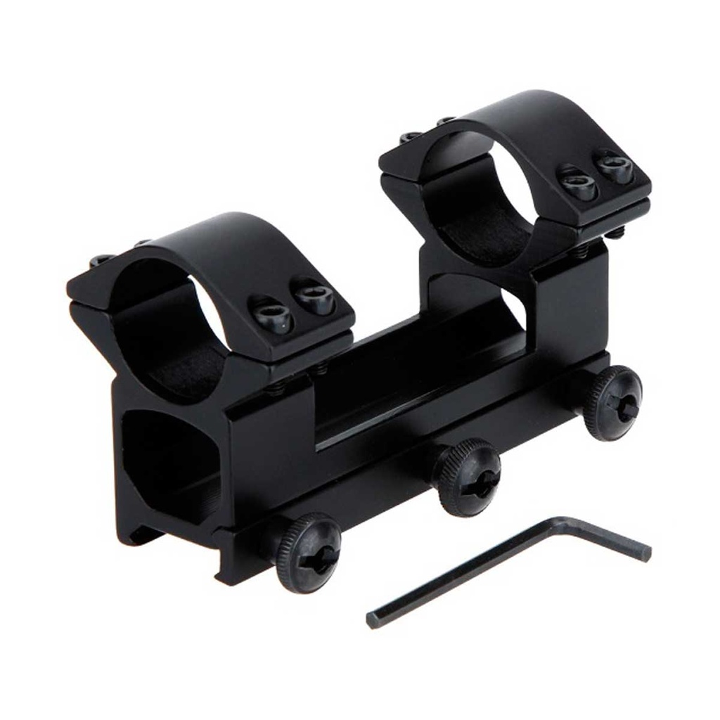 MONTURA RAIL 1PCS SIMPLE NEGRA