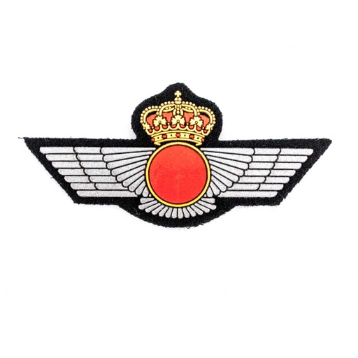 [313854-AIRE] PARCHE ROQUISQUI AIRE CIRCULO ROJO C/VELCRO NEGRO