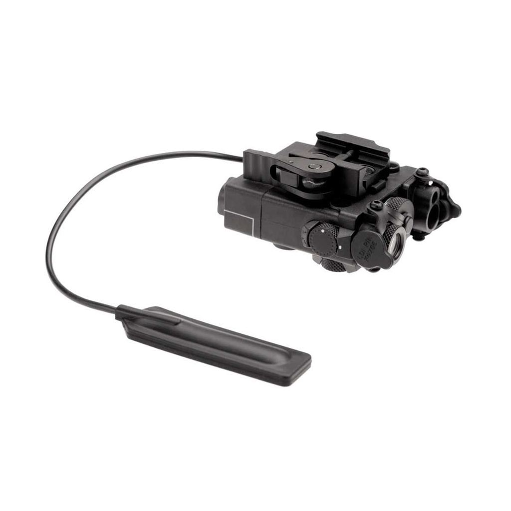 LINTERNA TACTICA WADSN DBAL-A2 LASER VERDE CON IR NEGRA