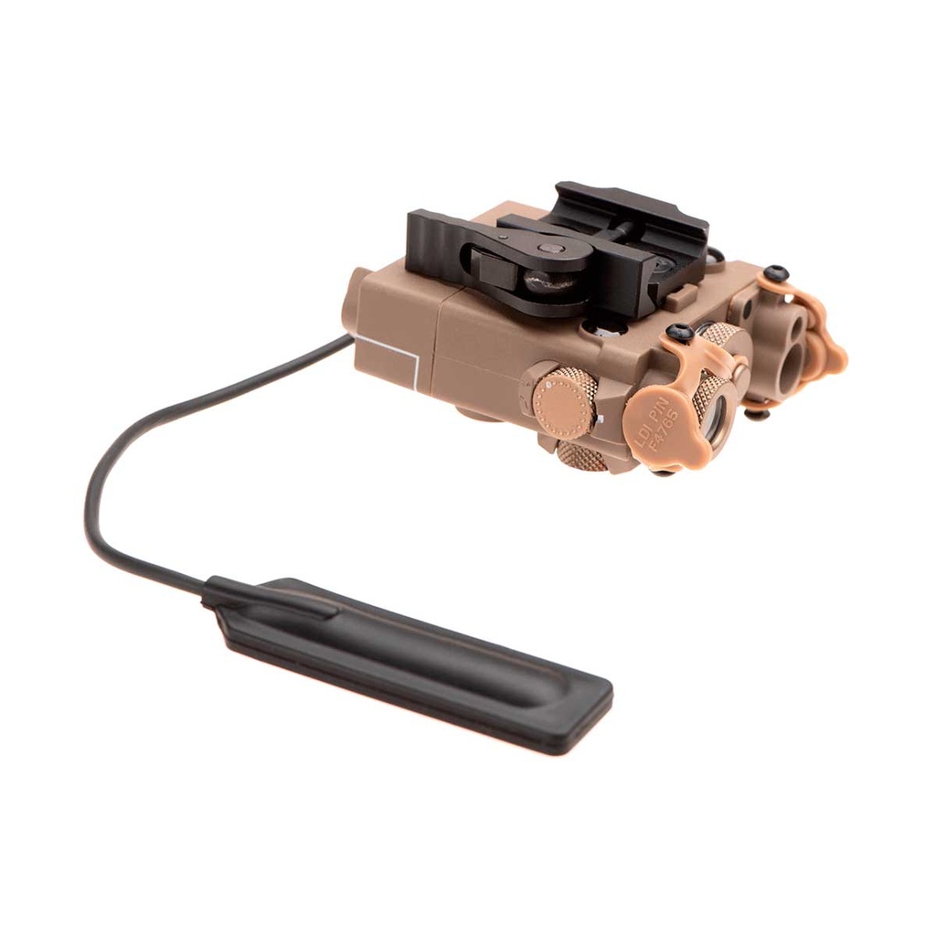 LINTERNA TACTICA WADSN DBAL-A2 LASER VERDE CON IR TAN