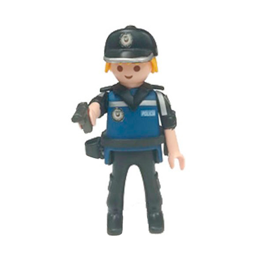 MUÑECO CUSTOM POLICIA MUNICIPAL SEGURIDAD