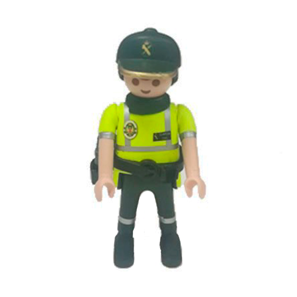 MUÑECO CUSTOM GUARDIA CIVIL TRAFICO AMARILLO-VERDE