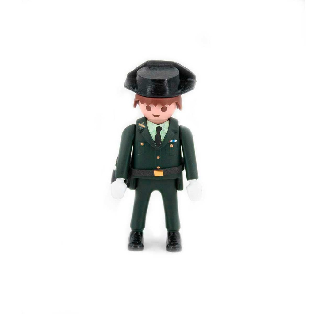 MUÑECO CUSTOM GUARDIA CIVIL TRICORNIO VERDE