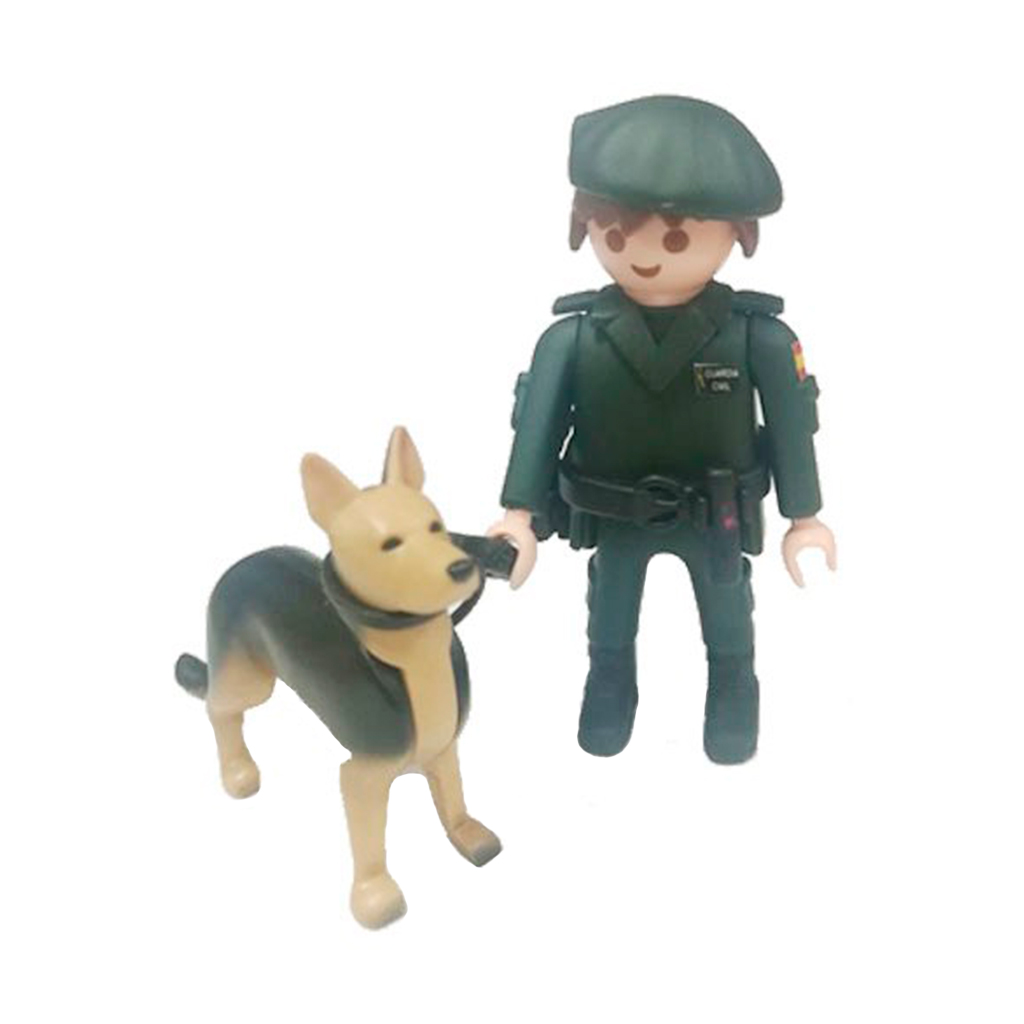 MUÑECO CUSTOM GUARDIA CIVIL UNIDAD CANINA VERDE