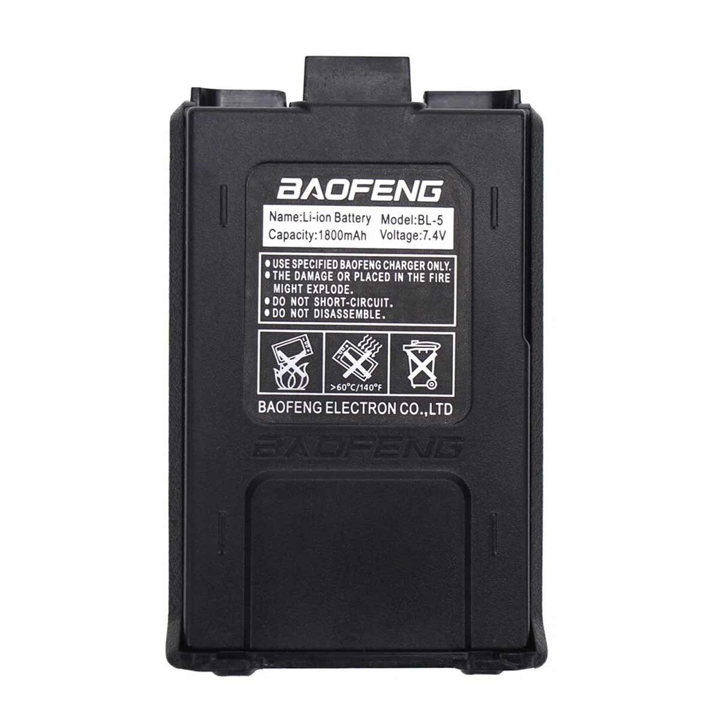 BATERIA WALKIE BAOFENG UV-5R BF-F8 NEGRA